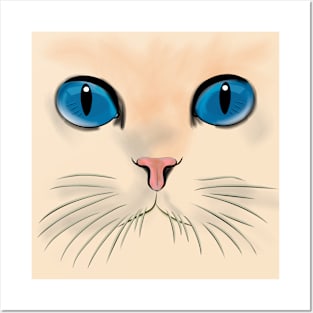 Ojos de gato Posters and Art